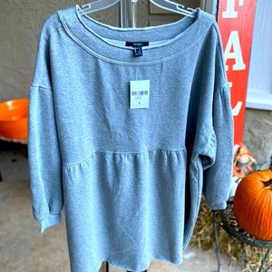 Express Gray Sweater Dress